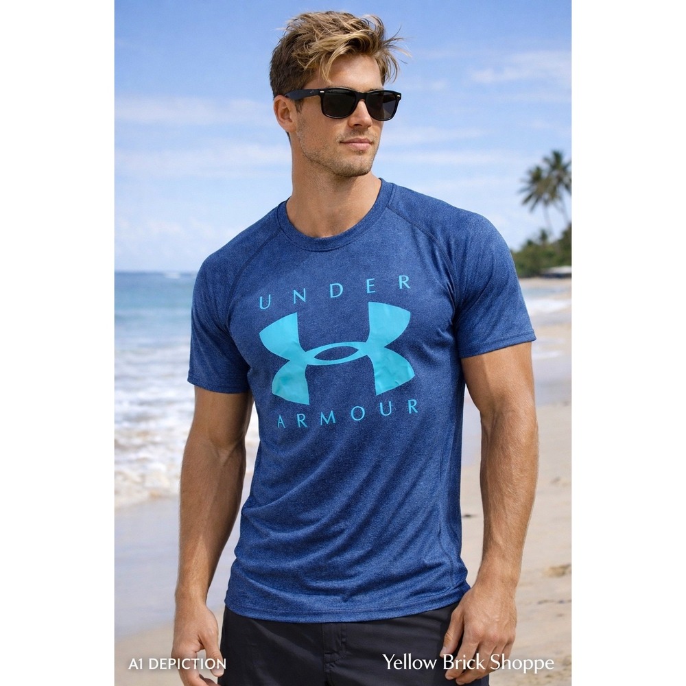Men's Under Armour Graphic T-Shirt – Blue – Medium